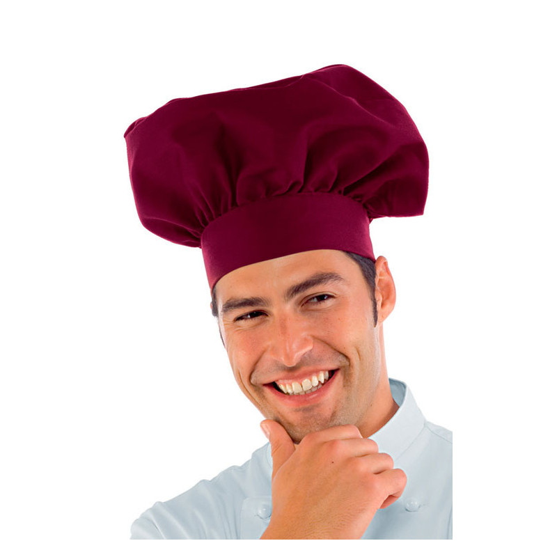 Gorro chef burdeos - Isacco