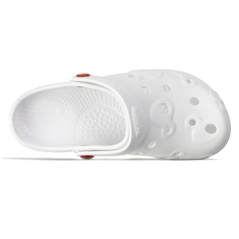 Zueco sanitario Globule de color blanco de Schu\\'zz - Zuecos para  enfermería y médicos