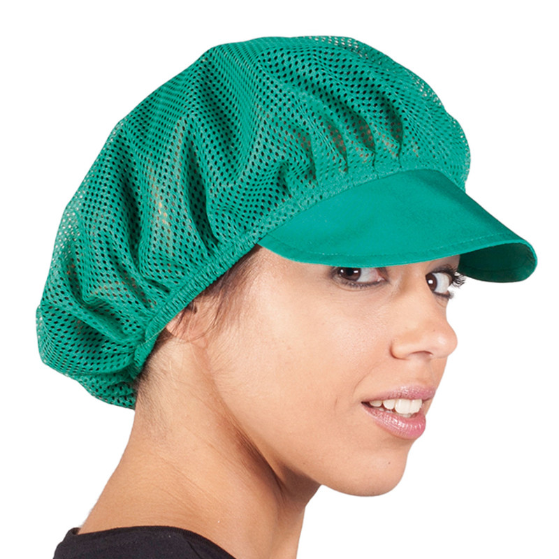 Gorras de rejilla verde...
