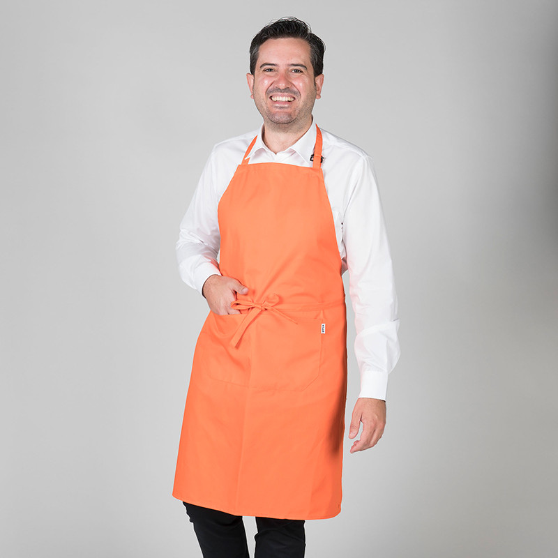 Delantal con peto sarga 100% poliéster Gary's - Uniformes baratos para cafeterías y bares - Ropa de trabajo hostelería Delantal con peto sarga 100% poliéster Gary's - Uniformes baratos para cafeterías y bares - Ropa de trabajo hostelería