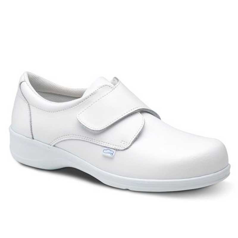 Zapato Gamma de piel blanco...