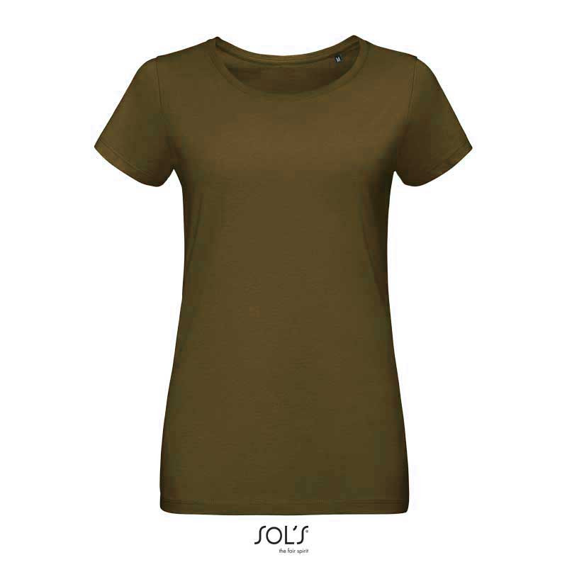 Camiseta ajustada de mujer cuello redondo - Sol's 02856 Camiseta ajustada de mujer cuello redondo - Sol's 02856