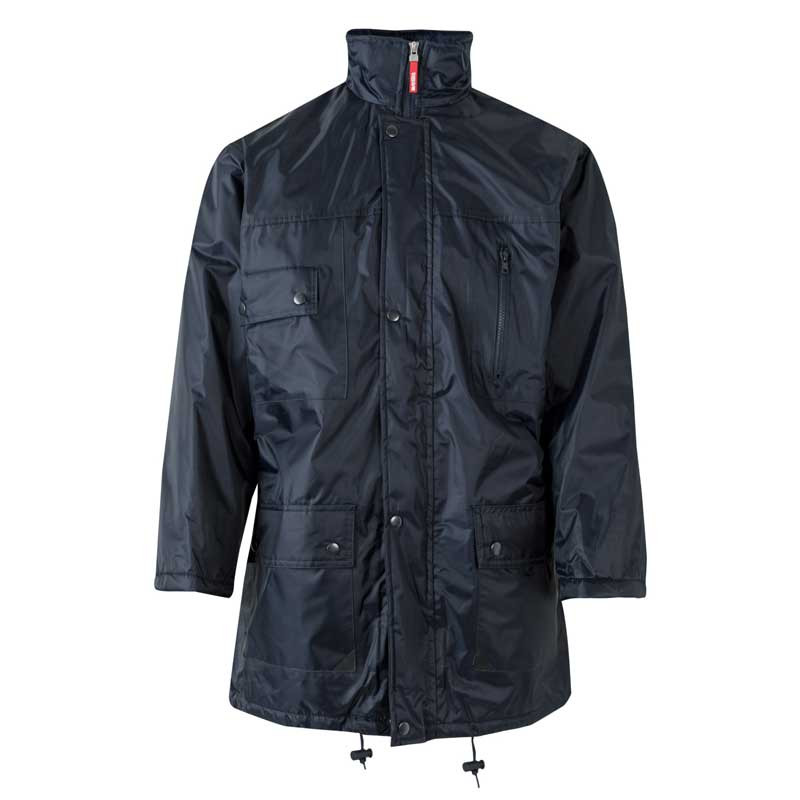 Parka acolchada azul navy...