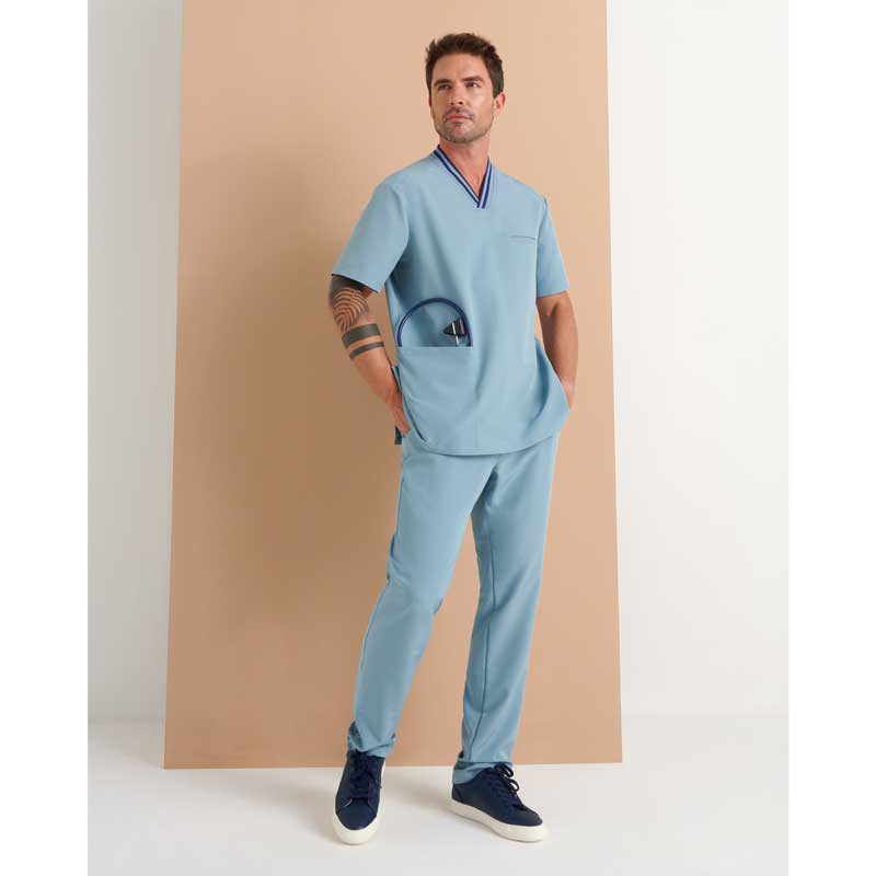 Pantalón sanitario con botón Stretch Volans - Monza