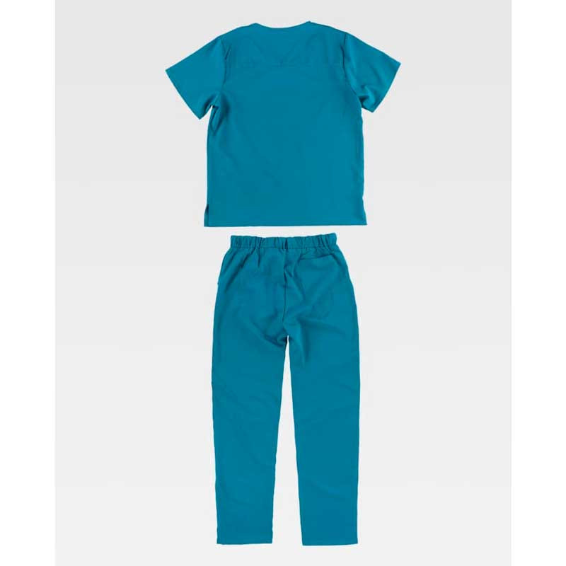 Conjunto pijama sanitario unisex en tejido elástico - Workteam B9140