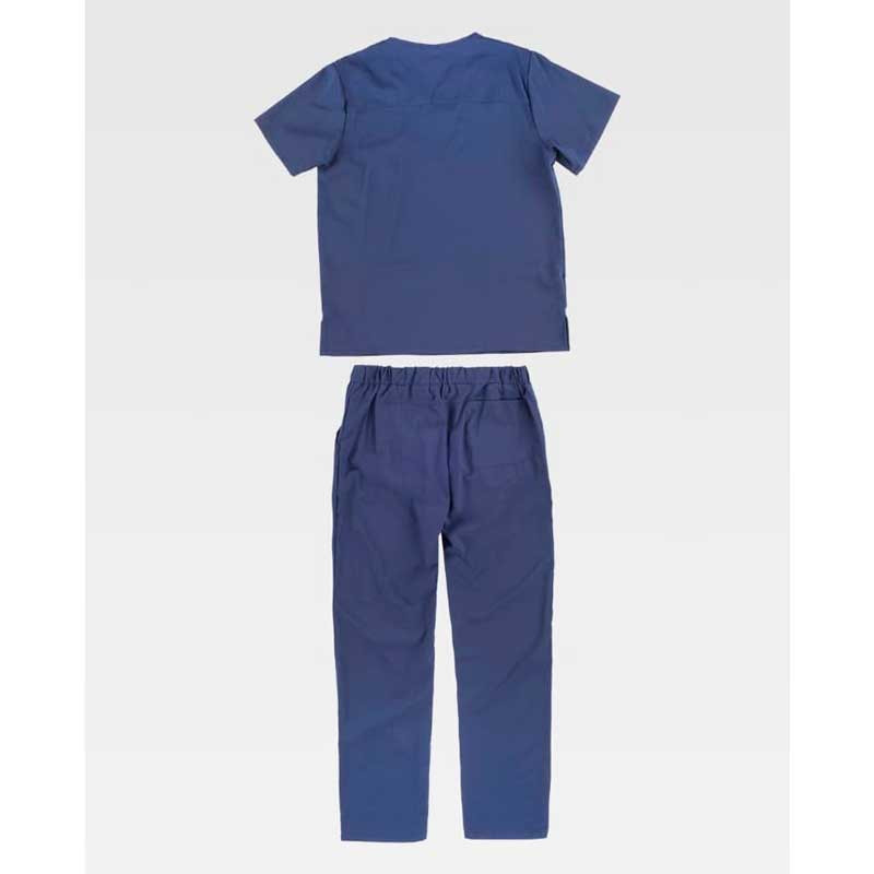 Conjunto pijama sanitario unisex en tejido elástico - Workteam B9140