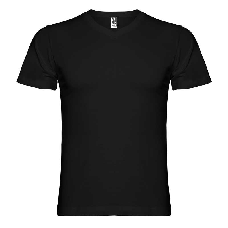 Camiseta con cuello de pico Samoyedo - Roly Camiseta con cuello de pico Samoyedo - Roly