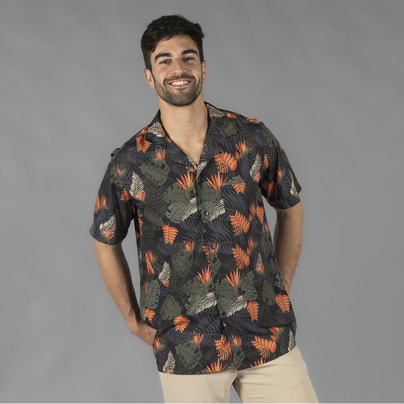 Camisa Hawaiana Paraíso -...