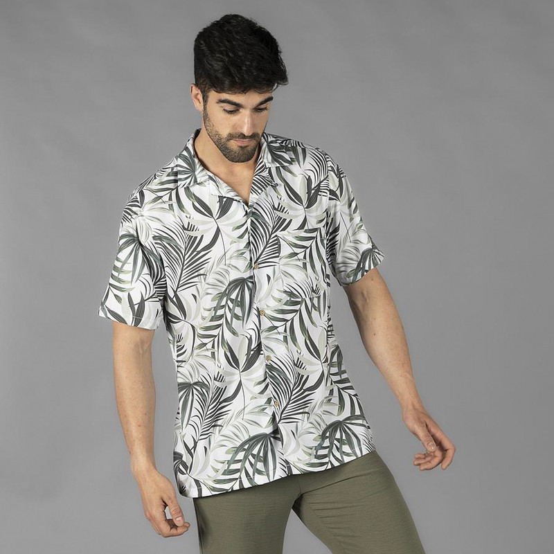 Camisa Hawaiana Royal - Gary's