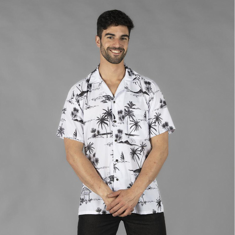 Camisa Hawaiana Coconut -...