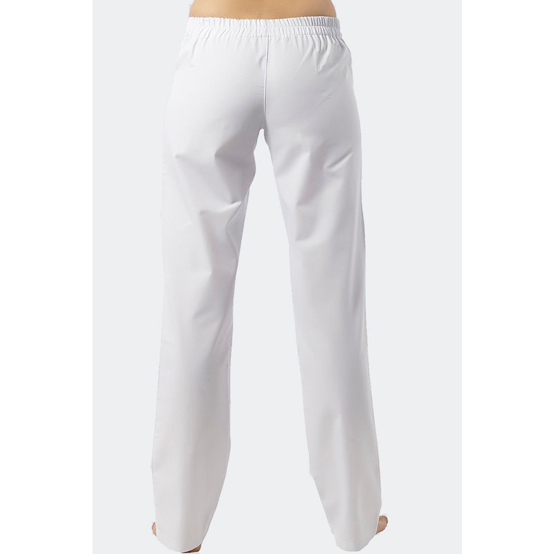 Pantalón sarga blanco Lacla - Ropa trabajo sanidad y centros de estética