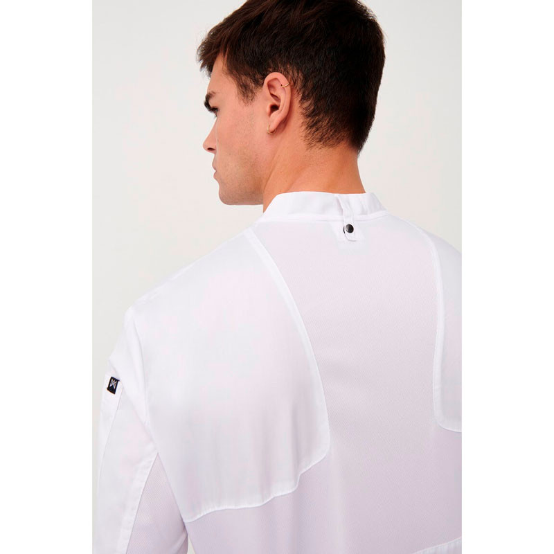 Chaqueta cocina Snap visto de manga corta - Monza 04124