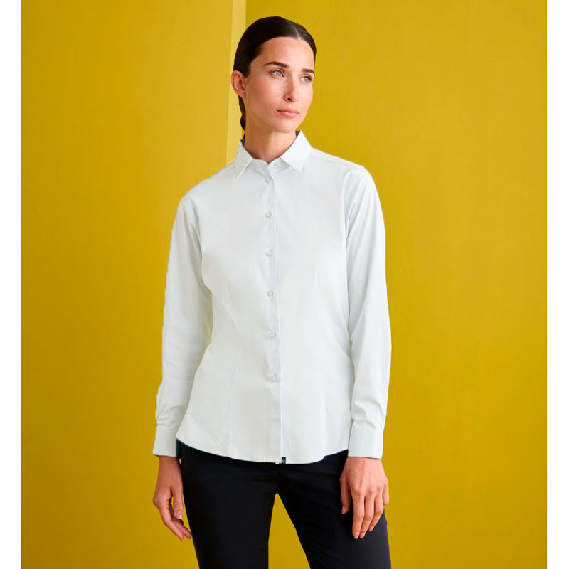 Camisa de mujer cuello camisero Slim Fit - Monza 2257