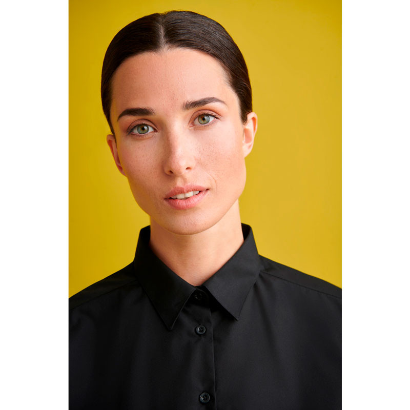 Camisa mujer cuello camisero manga corta - Monza 02251