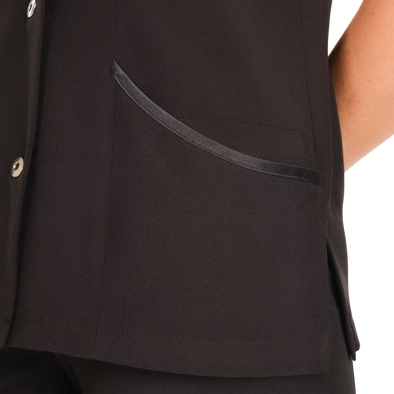 Casaca microfibra mini cuello Mao - Lacla