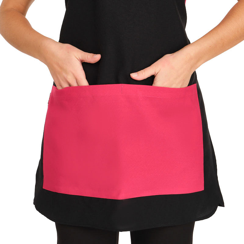 Estola negra básica con vivo fucsia Lacla - casadelasbatas.com