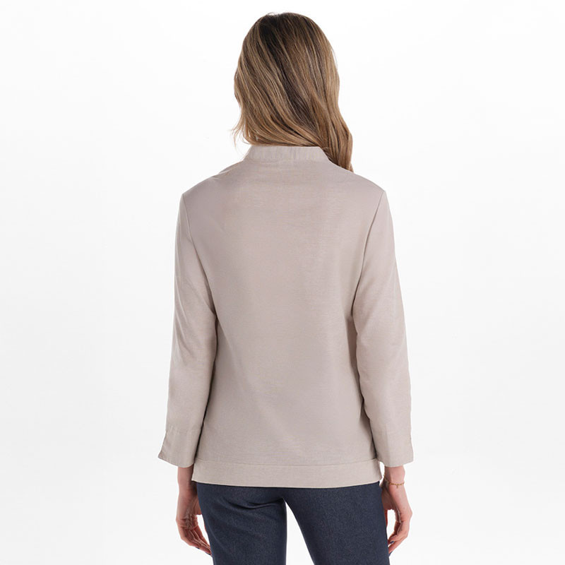 Camisa ibicenca mujer Arenasmar beige - Dyneke