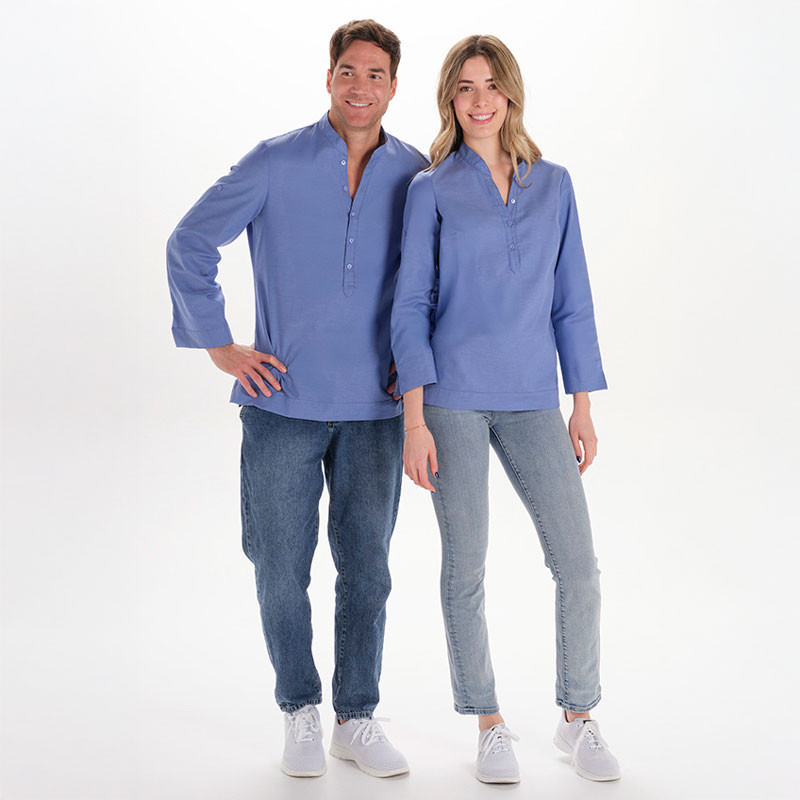 Camisa mujer Arenasmar azul - Dyneke 8535818