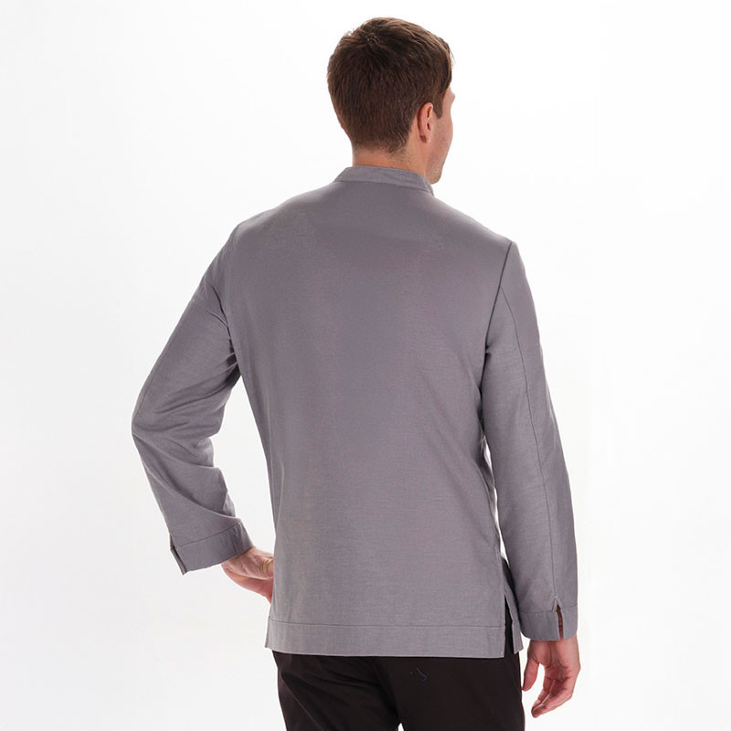 Camisa ibicenca hombre Arenasmar gris - Dyneke 8534844