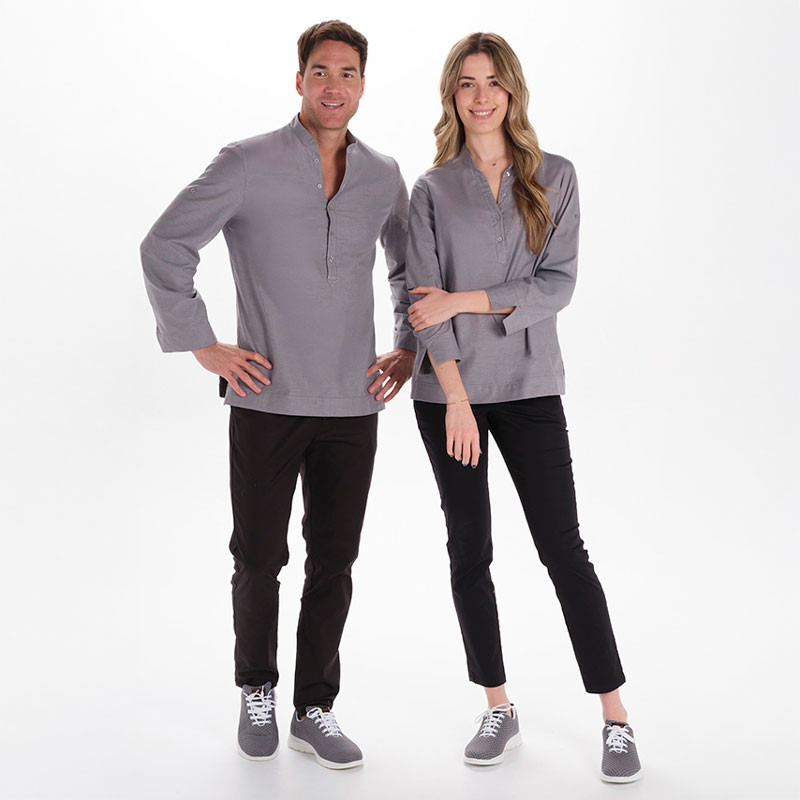 Camisa mujer Arenasmar gris - Dyneke 8535844