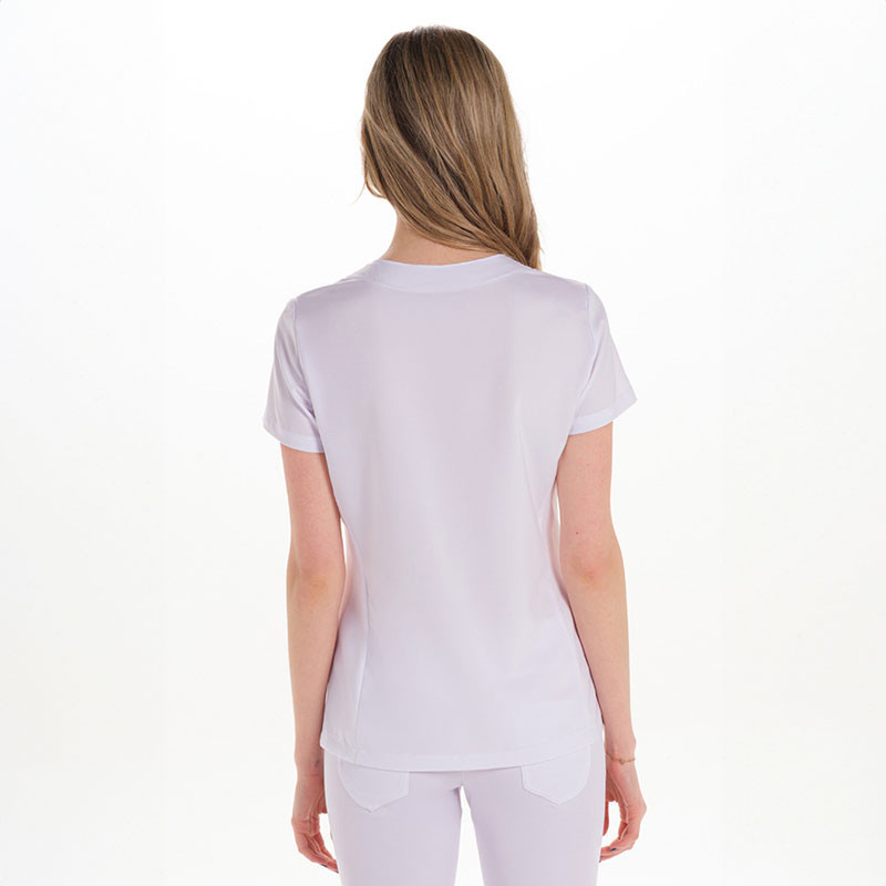Chaqueta blanca estampado flores - Dyneke 8621784