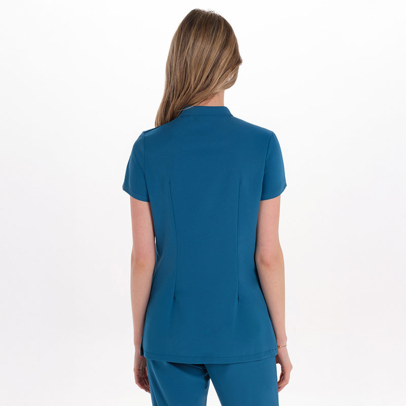 Chaqueta mujer verde petróleo elástica - Dyneke 8124408