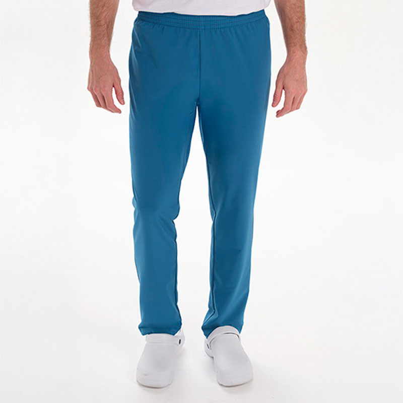 Pantalón sanitario elástico verde petróleo - Dyneke 8201408