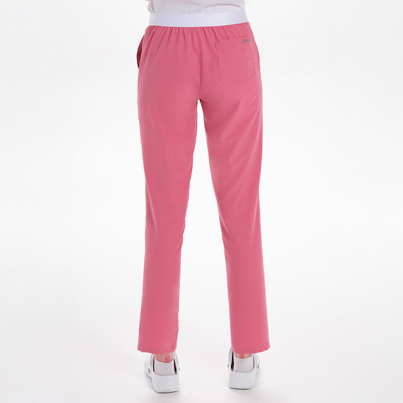 Pantalón de mujer elástico rosa pastel - Dyneke 8046406