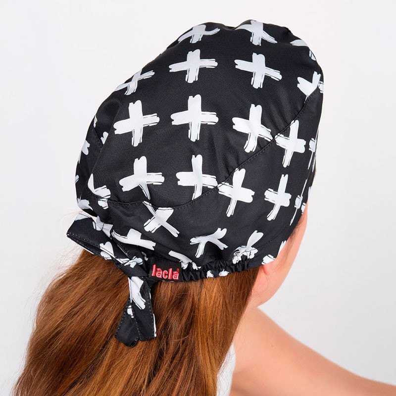 Gorro sanitario con goma y tiras X - Lacla