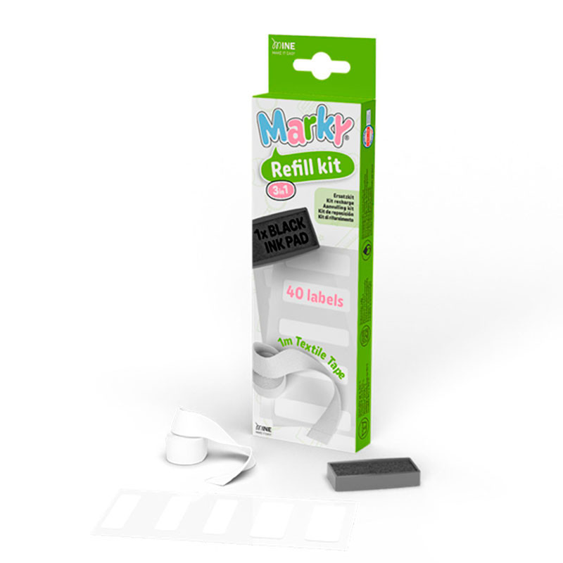 Kit recambio para sello marcador ropa DIY Marky