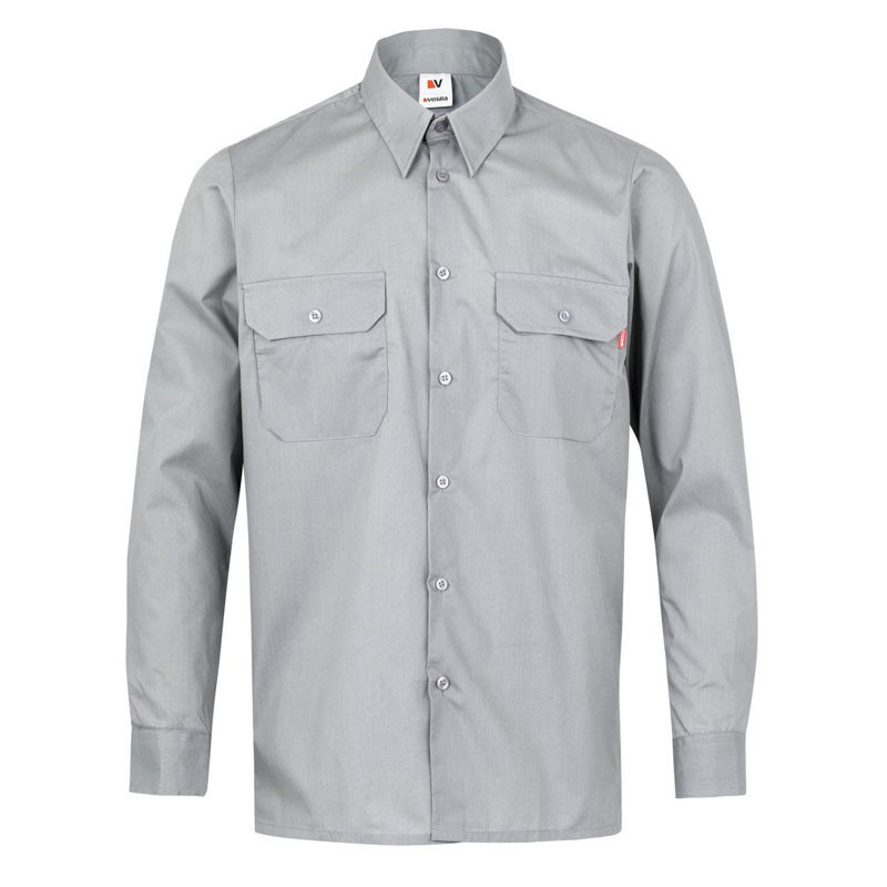 Camisa laboral industria manga larga - Ropa de trabajo barata Velilla