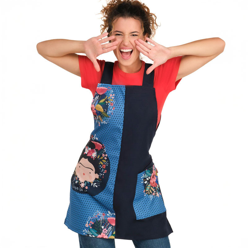 Estola azul marino Viva la Vida Flores - Lacla