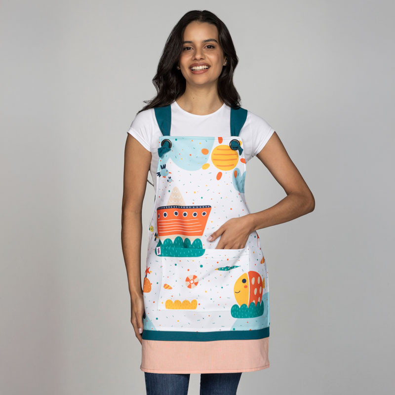 Estola estampado Mar - Magasa