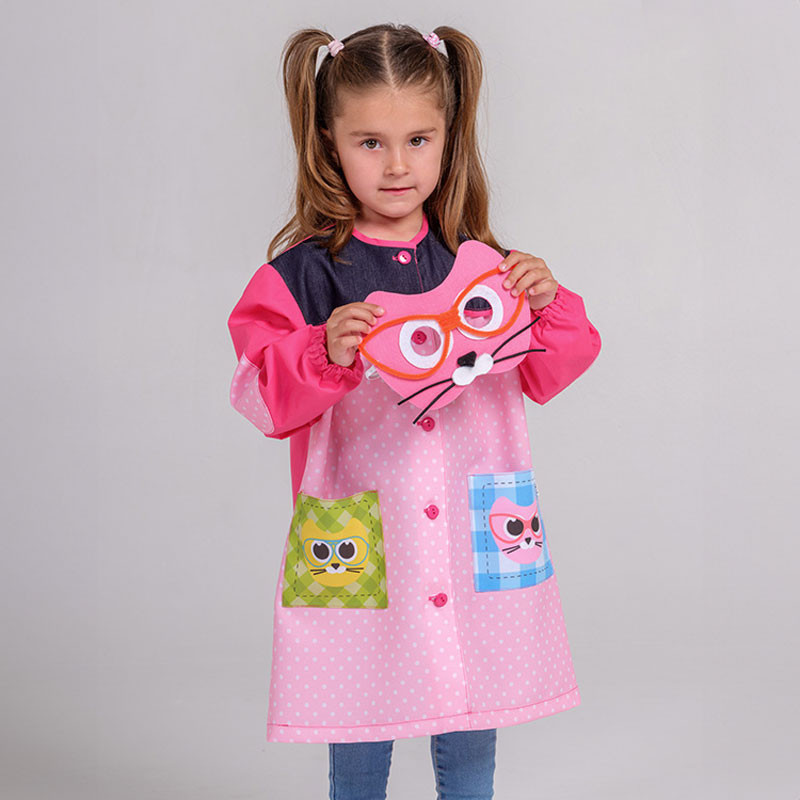 Bata escolar gatos 3D - Dyneke