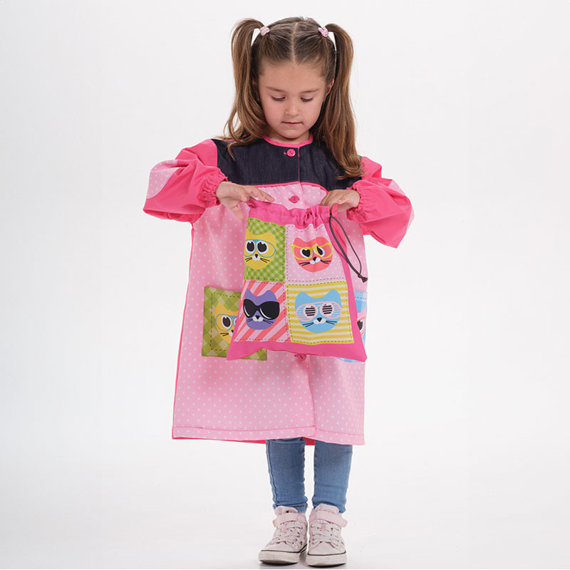 Bata escolar gatos 3D - Dyneke