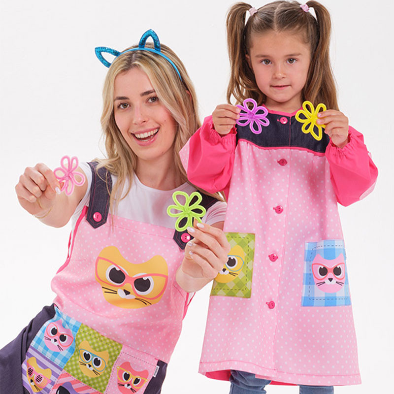 Bata escolar gatos 3D - Dyneke