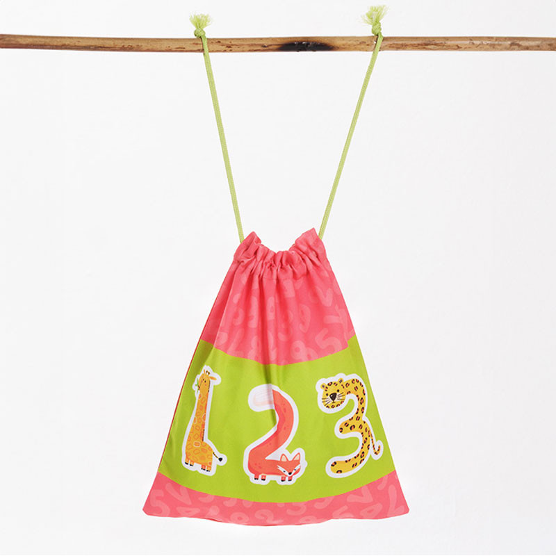 Bolsa infantil merienda Números