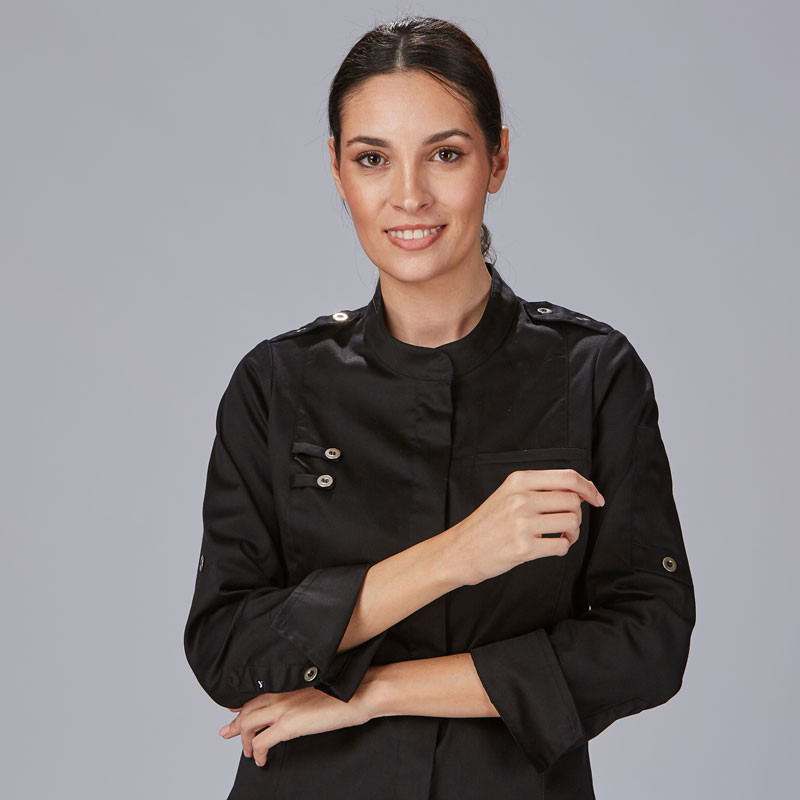 Chaqueta cocina mujer tejido Satén Sola - Gary's 930049