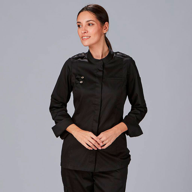 Chaqueta cocina mujer tejido Satén Sola - Gary's 930049