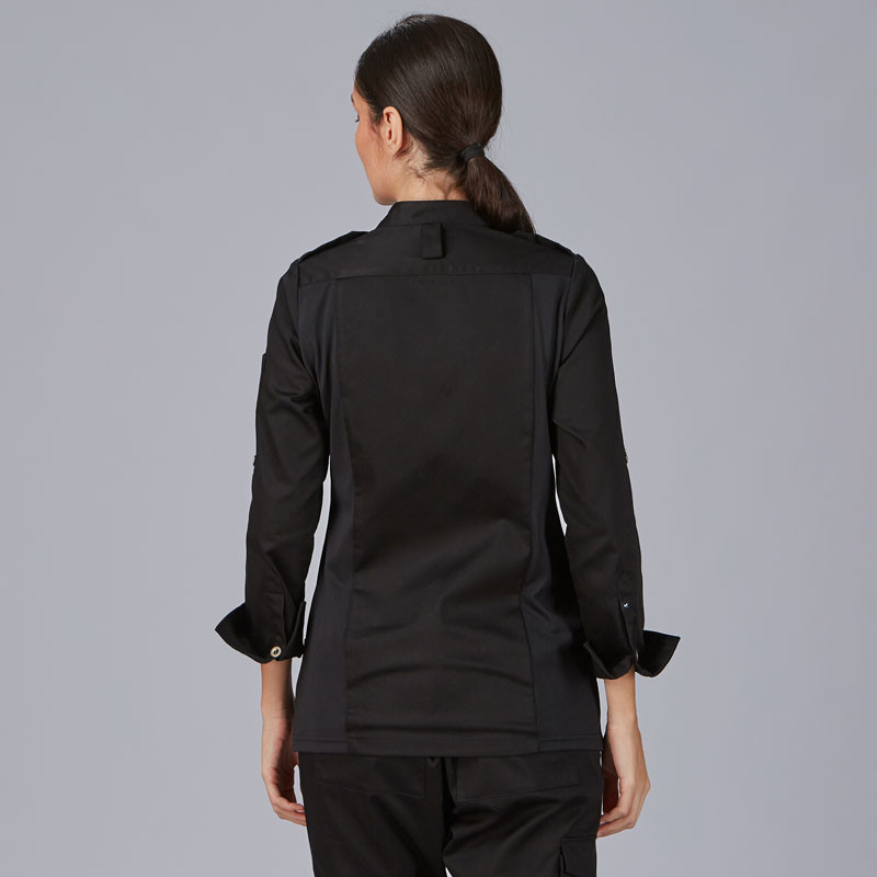 Chaqueta cocina mujer tejido Satén Sola - Gary's 930049