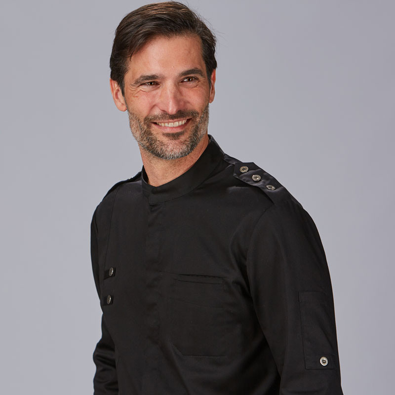 Chaqueta cocina hombre tejido Satén Cueto- Gary's 930045 Chaqueta cocina hombre tejido Satén Cueto- Gary's 930045