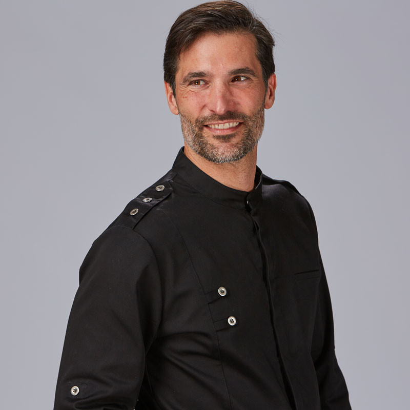Chaqueta cocina hombre tejido Satén Cueto- Gary's 930045 Chaqueta cocina hombre tejido Satén Cueto- Gary's 930045