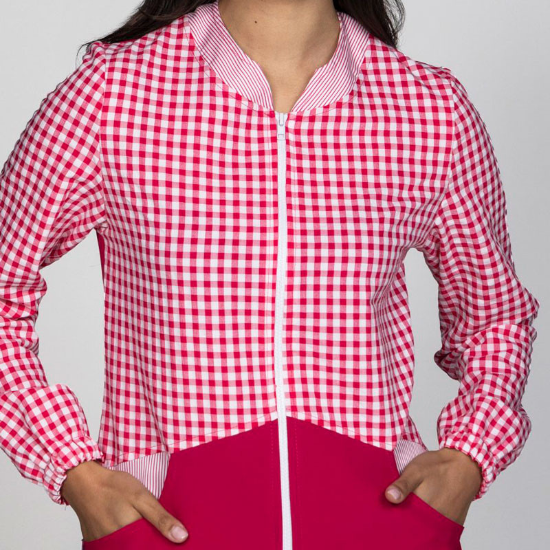 Bata de maestra fucsia Combi - Magasa Bata de maestra fucsia Combi - Magasa