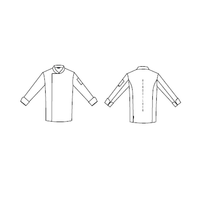 Chaqueta cocina Mejía color blanco Red Line - Gary's 943200