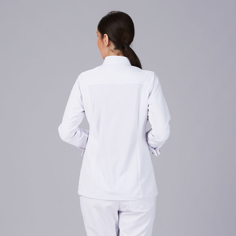 Chaqueta cocina blanca mujer con cuello Moral - Gary's