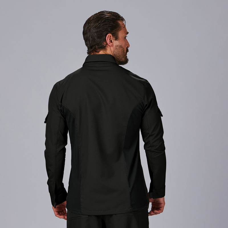Chaqueta cocina unisex Trueba negra - Gary's