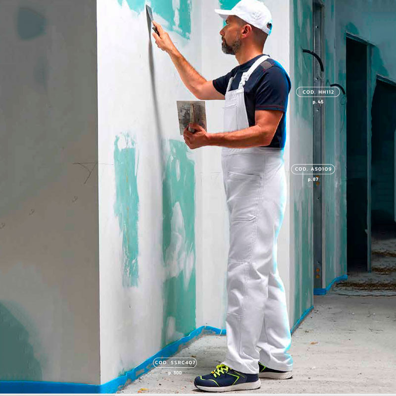 Peto de trabajo blanco SerioPlus de Rossini - Ropa de trabajo de pintor