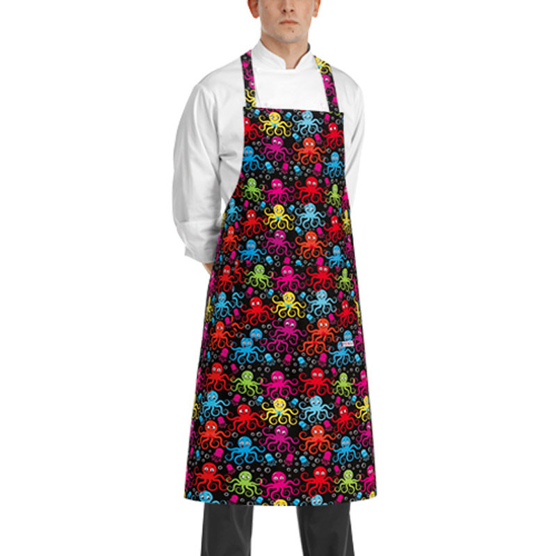 Delantal con peto Bip Apron Oktopus - Egochef