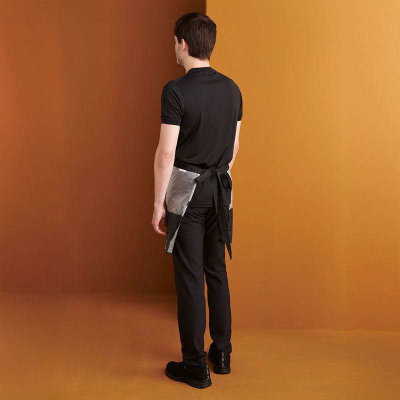 Delantal corto plástico transparente - Monza 6425 Delantal corto plástico transparente - Monza 6425