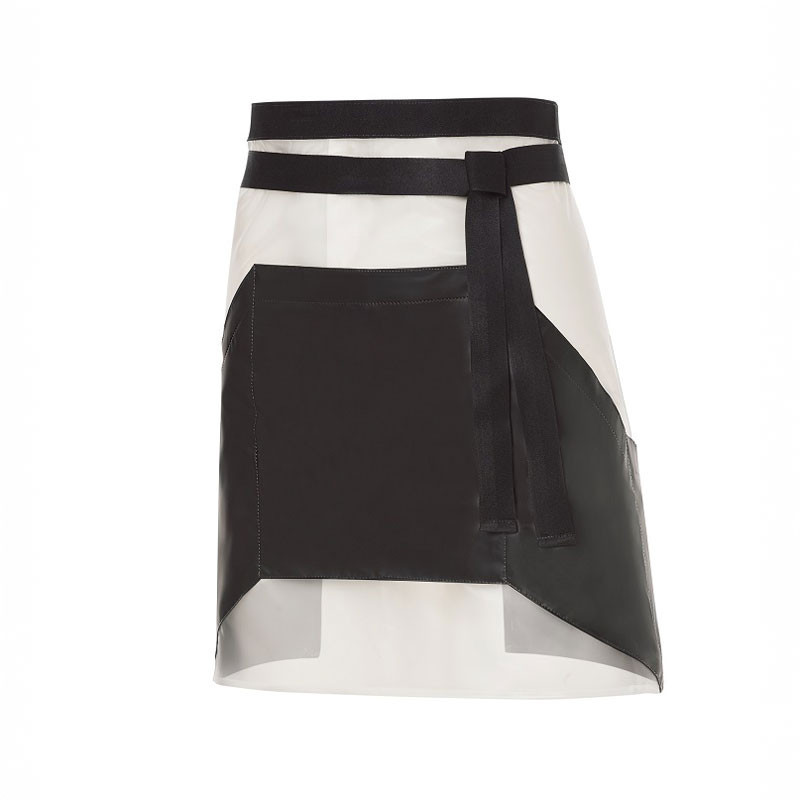 Delantal corto plástico transparente - Monza 6425 Delantal corto plástico transparente - Monza 6425